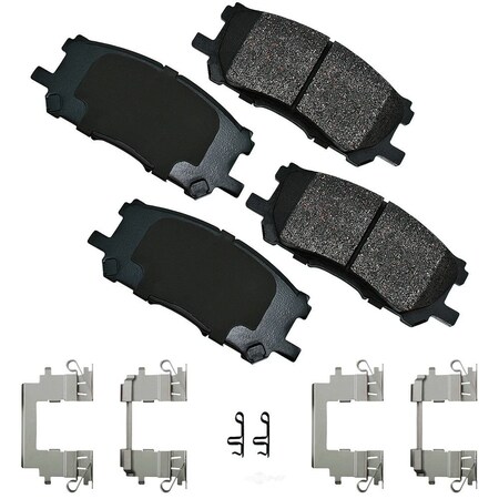 Akebono Proact Akebono ACT1005A ProACT Ultra Premium Ceramic Pads ACT1005A